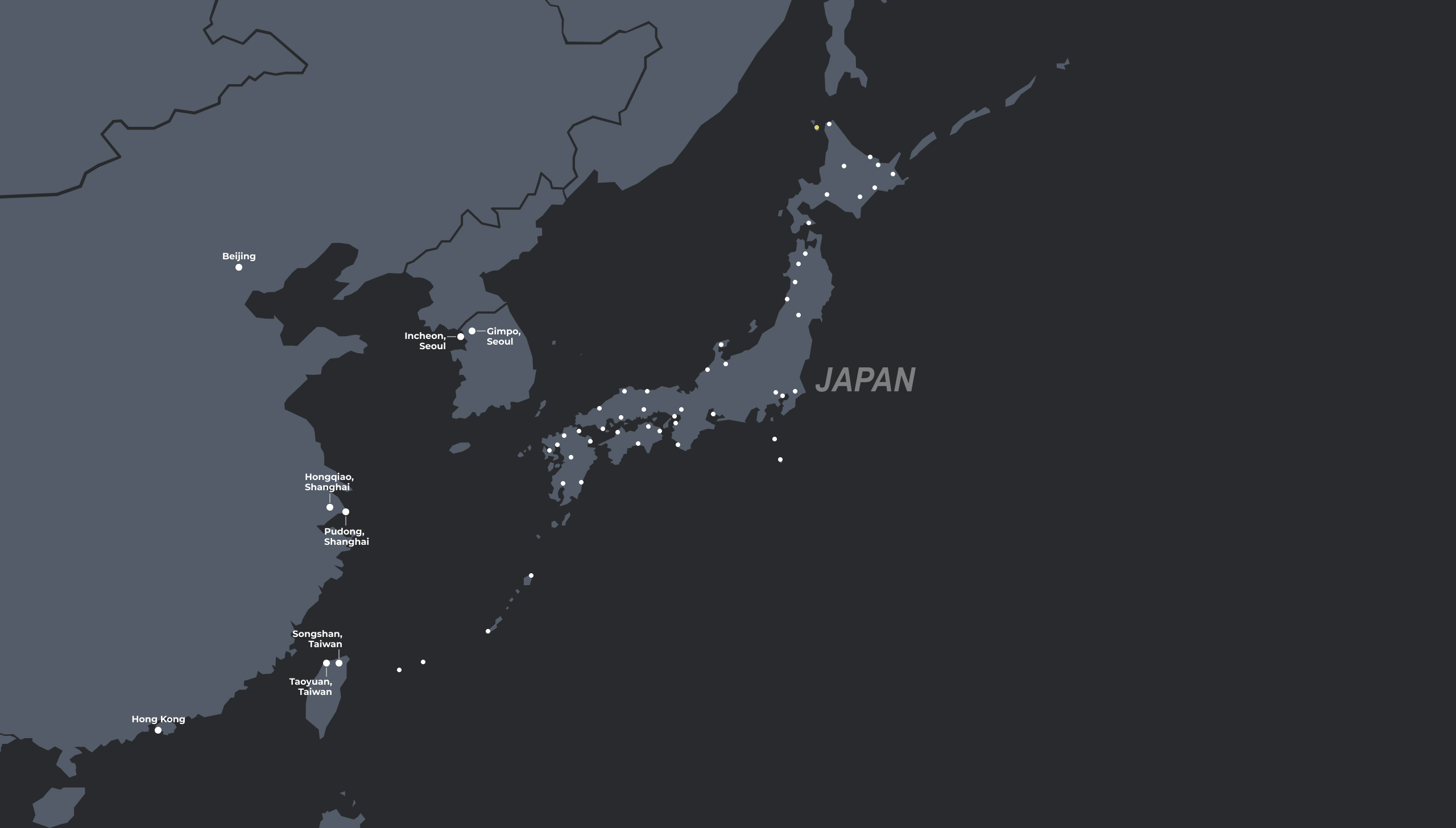 Major airports